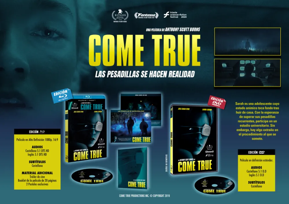Come True (Bluray Coleccionista)
