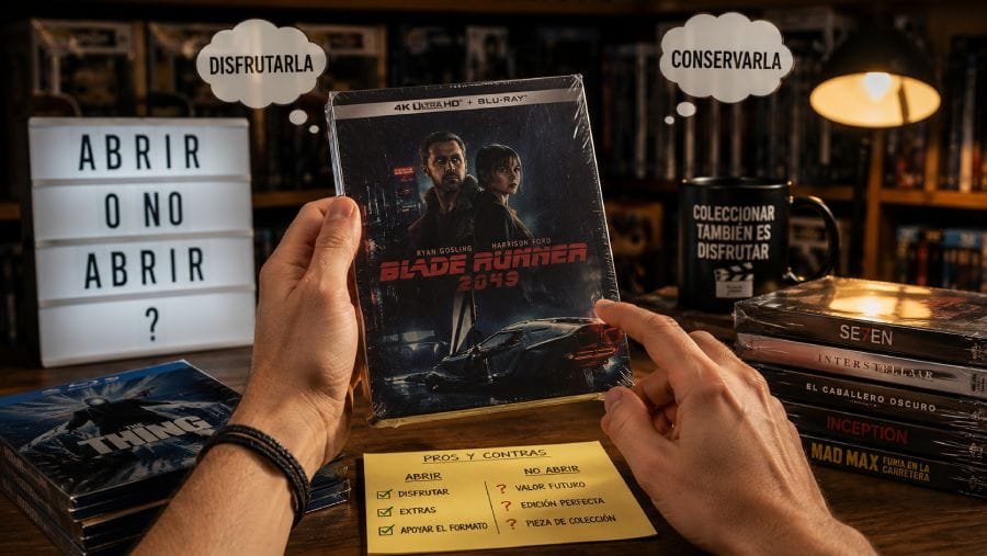 ¿Abrir o no abrir? El extraño caso del coleccionista que compra películas para no tocarlas