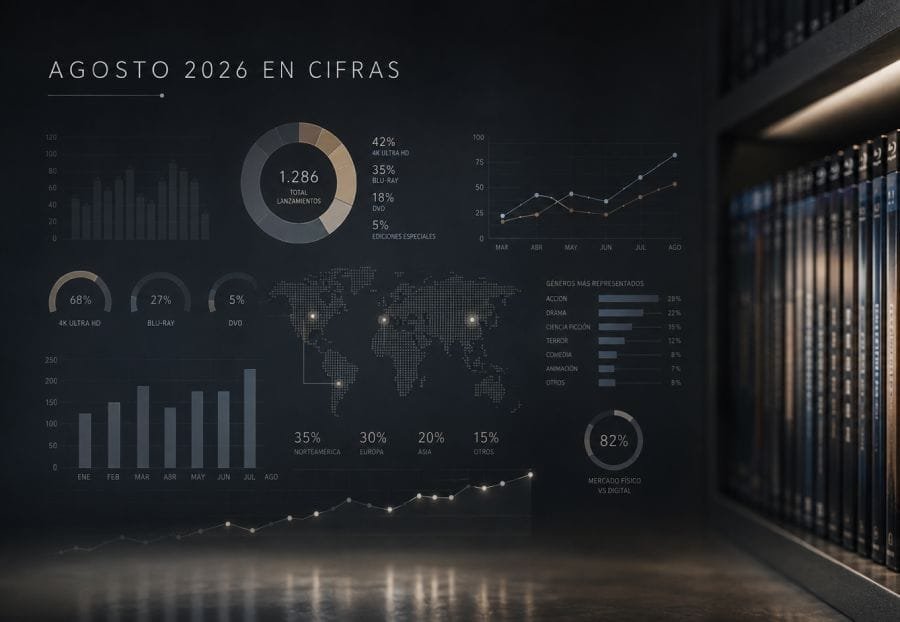 Agosto de 2026 en cifras. El formato físico sigue resistiendo